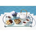 Ver imagem 4 de Bandeja para café da manhã em vidro incolor 8mm temperado 40cmx26cm Aquabox