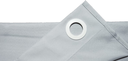 Ver imagem 2 de Cortina Cinza-claro Oxford Uma Folha 150x250 Sala/quarto Fabritex Enxovais