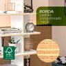 Estante Lis Eco Friendly Branco Borda Compensado Naval Com Certificação Fsc Politorno Branco - 8