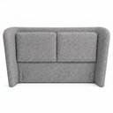 Ver imagem 5 de Cama Japonesa com Cabeceira Queen Blind Haru Linho Cinza - Sallar Home