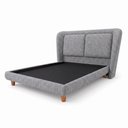 Ver imagem 3 de Cama Japonesa com Cabeceira Queen Blind Haru Linho Cinza - Sallar Home