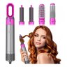 Secador Modelador Alisador Elétrico Ar Quente 5 Em 1 - 2