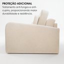 Ver mais imagens de Sofá Confort Retrátil 3 Lugares 190cm Lisboa