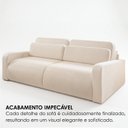 Ver imagem 7 de Sofá Confort Retrátil 3 Lugares 190cm Lisboa