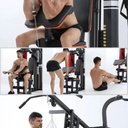 Ver imagem 4 de Estação Multifuncional de Musculação 5 Frentes Preto Bonafit