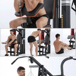 Estação Multifuncional de Musculação 5 Frentes Preto Bonafit - 4