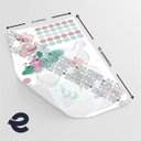 Ver imagem 2 de Adesivo kit infantil leão borboleta aquarela