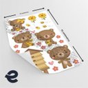 Ver imagem 2 de Adesivo kit infantil ursinhos fofos e mel