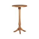 Ver imagem 3 de Conjunto Bistrô Mesa Madeira Maciça com 3 Banquetas Confort Ripada Castanha
