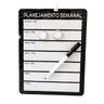 LOUSA PLANEJAMENTO SEMANAL MAGNETICA COMPLETA COM PLANNER ACESSORIOS QUADRO DE RECADOS AVISO - 2