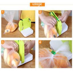 SELADORA LACRADORA SACOLAS ALIMENTOS SACOS EM METAL LACRA GUARDA VOLUMES SUPERMERCADO LOJA COZINHA C - 4