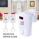 Ver imagem 2 de Alarme Segurança Residencial sem Fio 2 Controles Sensor Detector de Presenca Comercial Industrial