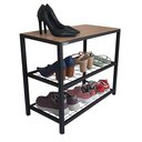 Ver imagem 1 de Sapateira Banco Strassis Design Sd-3501-60 Preto