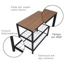 Ver imagem 5 de Sapateira Banco Strassis Design Sd-3501-60 Preto