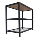 Ver imagem 3 de Sapateira Banco Strassis Design Sd-3501-60 Preto