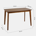 Ver imagem 2 de Escrivaninha para Quarto Áustria Cor Castanho