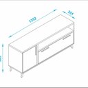 Ver imagem 3 de Rack para TV até 55 Polegadas com Porta Basculante MDF