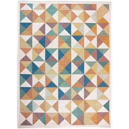 Tapete para Sala Área Externa Sisal Aurora 04 Colorido 2,50x3,00m - Edantex - 1