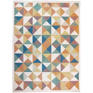 Tapete para Sala Área Externa Sisal Aurora 04 Colorido 2,50x3,00m - Edantex