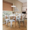 Ver imagem 6 de Cadeira Design Tolix Iron Industrial Aço Carbono Branca