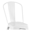 Ver imagem 2 de Cadeira Design Tolix Iron Industrial Aço Carbono Branca