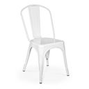 Ver imagem 1 de Cadeira Design Tolix Iron Industrial Aço Carbono Branca