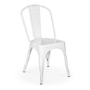 Ver imagem 1 de Cadeira Design Tolix Iron Industrial Aço Carbono Branca