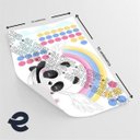 Ver imagem 2 de Adesivo kit infantil animal panda arco-íris