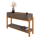 Ver imagem 3 de Aparador Buffet para Sala de Jantar e Estar Lizz 2 Gavetas e Pés Madeira Maciça Casa D