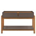 Ver imagem 6 de Aparador Buffet para Sala de Jantar e Estar Lizz 2 Gavetas e Pés Madeira Maciça Casa D