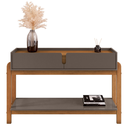 Ver imagem 4 de Aparador Buffet para Sala de Jantar e Estar Lizz 2 Gavetas e Pés Madeira Maciça Casa D