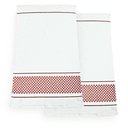 Ver imagem 2 de Pano de Copa Vitória Kit 2 peças - Dohler Branco/Vermelho