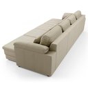 Ver imagem 7 de Sofá Retrátil 4 Lugares para Sala 379cm Dijon Couro Creme S07 - Mpozenato
