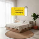 Ver mais imagens de Espelho Decorativo Orgânico Design Moderno Cápsula sem Moldura Lapidado 80x35 Brinovar
