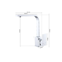 Ver imagem 4 de Torneira Monocomando Cromada Cozinha Área Gourmet Moderna Luxo Inovartte In54