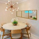 Ver imagem 1 de Módulo Espelho Decorativo - Kit 03 de 50x50cm TaColado Moldura Freijó