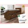 Cama Solteiro com Baú Embutido e Colchão Solteiro D20 Larissa Malbec Framar Mdf/mdp - 1