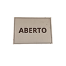 Placa Sinalização 1/2 Oficio Aberto Mdf Branco - 1