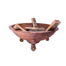 KIT MEU JARDIM LENHEIRO CANELA CADEIRA MADEIRA PAVÃO Pronto Artes DECORAÇÃO DE FAZENDA - 2
