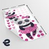 Adesivo kit infantil mamãe e bebê panda bailarina - 2