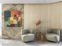 Ver imagem 4 de Painel Ripado Waves Champanhe de Poliest 155mm Santa Luzia 280cmx15,5cmx1,5cm:champanhe