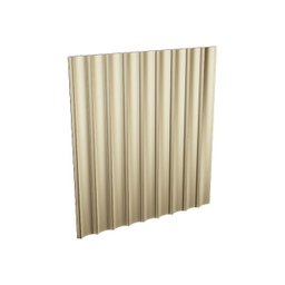 Painel Ripado Waves Champanhe de Poliest 155mm Santa Luzia 280cmx15,5cmx1,5cm:champanhe - 3