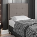 Ver imagem 2 de Cabeceira Cama Box Solteiro Canada 90 Cm Suede MV Estofados Bege