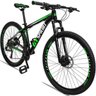 Bicicleta 27 Marchas Aro 29 Gt Sprint Mx1 Freio Hidráulico Câmbio Altus - Preto/Verde - 21 - 2