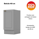 Ver imagem 5 de Cozinha Modulada 11 Pecas 240cm Ce381 Americana Cinza Nature Henn