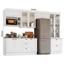 Ver imagem 6 de Cozinha Completa 9 Peças Americana 4 Aéreos 1 Paneleiro 2balcões 2 Complementos C5p27 Cinza
