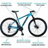 Bicicleta Aro 29 Spaceline Orion Alumínio Freio Disco 21 Marchas - Azul-bebê/Preto - 17 - 3