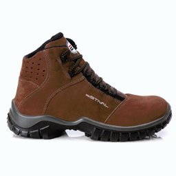 Bota de Segurança em Couro - Marrom - Estival - 42 - 2 Bota de Segurança em Couro - Marrom - Estival - 42 - 2
