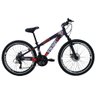 Bicicleta Viking X Tuff25/30 Freeride Aro 26 Freio a Disco 21 Velocidades Roxo Laranja - 1