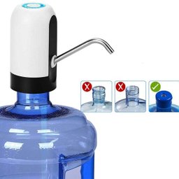Bomba Eletrica Galao Água Bateria Recarregavel Garrafao Cozinha Dispenser - 5